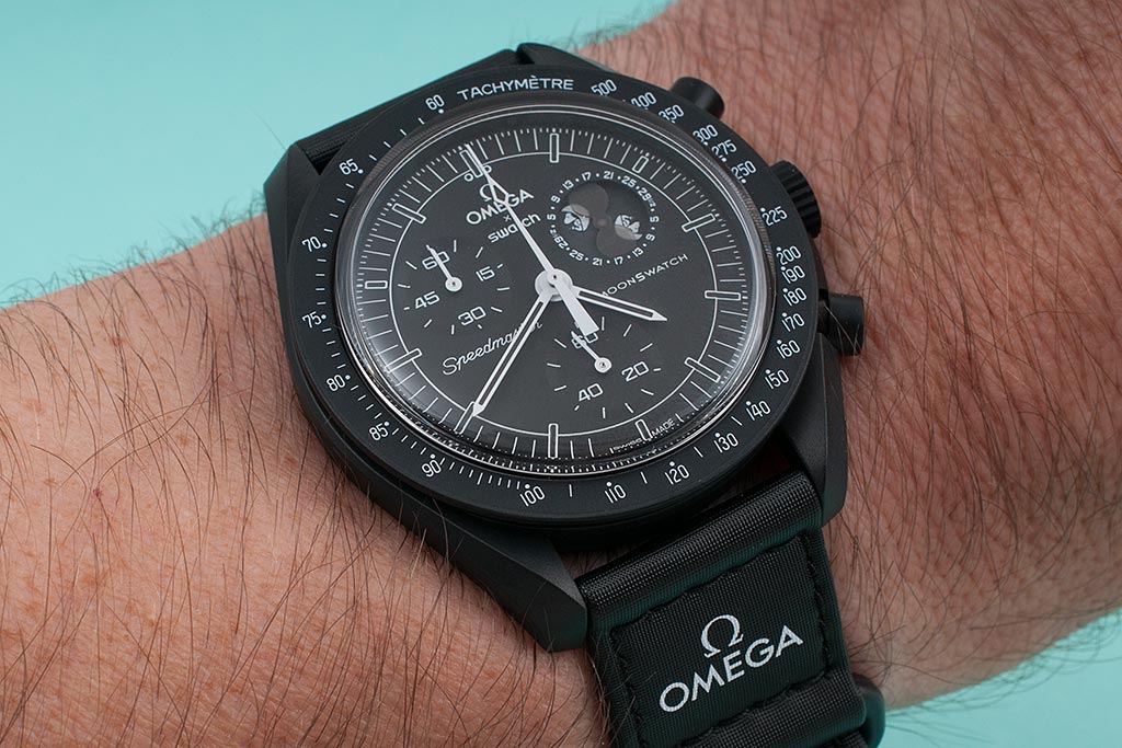 OMEGA X SWATCH MOONSWATCH Mission to The Moon - Black Dial/Black Strap Bioceramic
