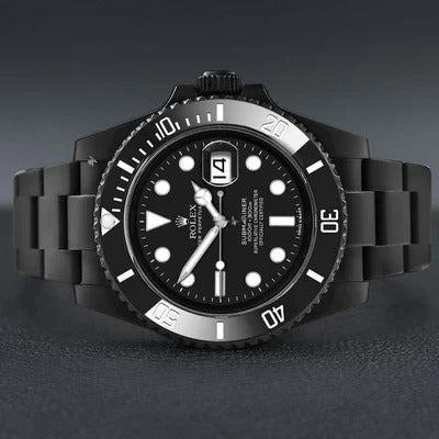 ROLEX SUBMARINER Full Black cell model Watch for men