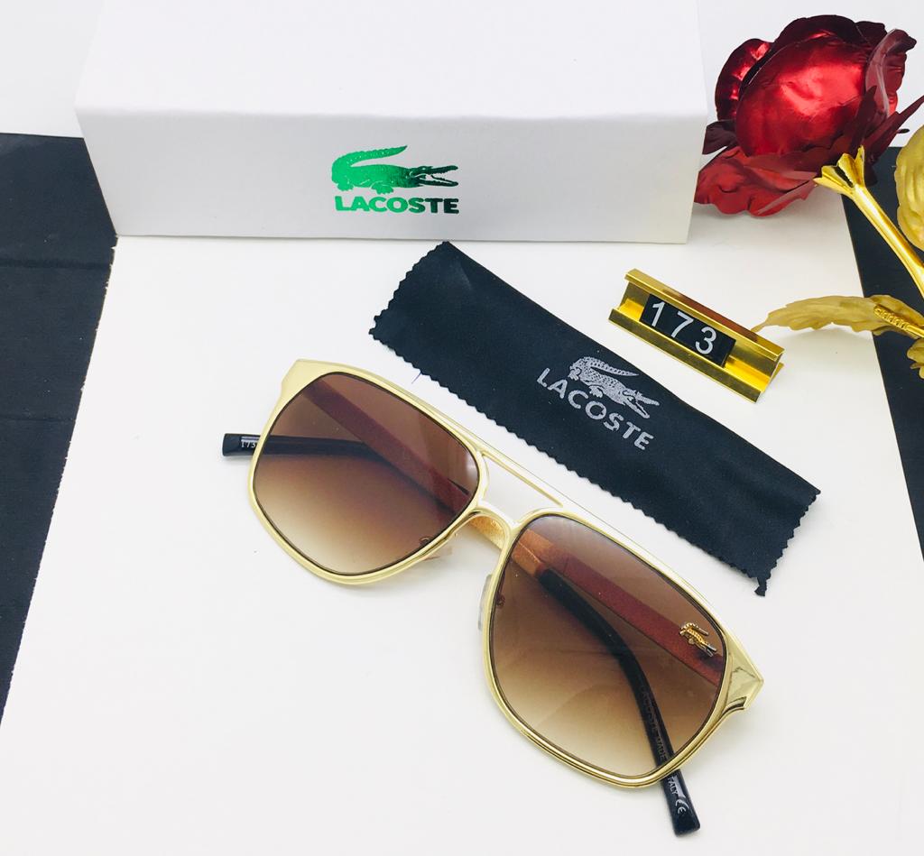 LACOSTE SUNGLASSES WITH ORIGINAL BOX AND KIT