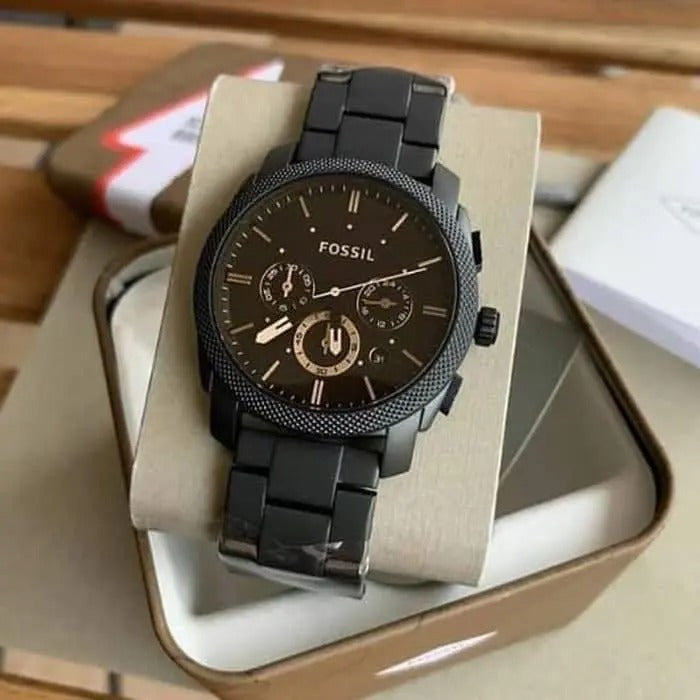 FOSSIL CHRONOGRAPH Black Dial Men's Watch