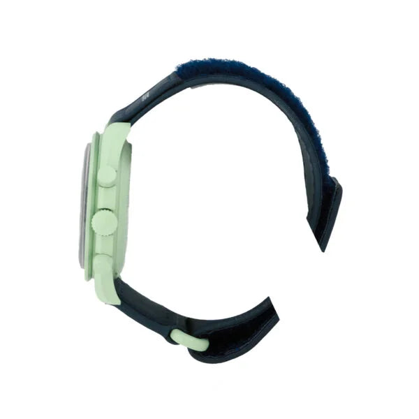 OMEGA X SWATCH MOONSWATCH Mission to The Earth Black Dial with Green Case/Black Strap Bioceramic