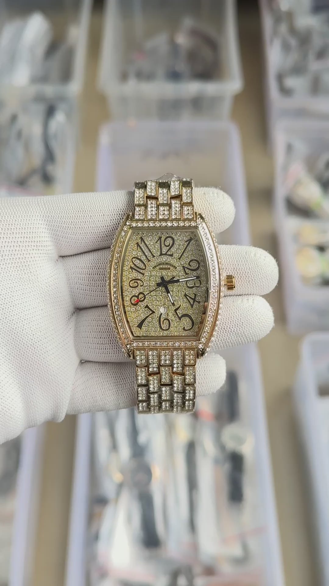 FRANCK MULLER ROSE-GOLD DIAMOND