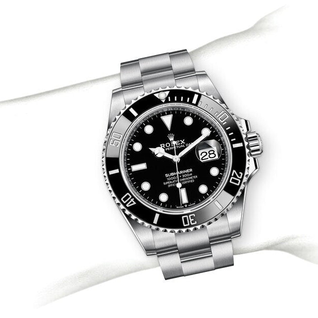 RoleX Submariner silver black (quartz)