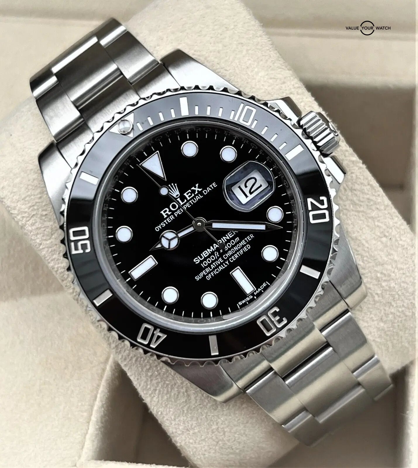 RoleX Submariner silver black (quartz)