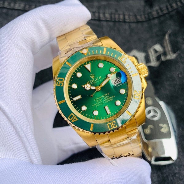 Rolex Submarine gold green (Swiss movement)