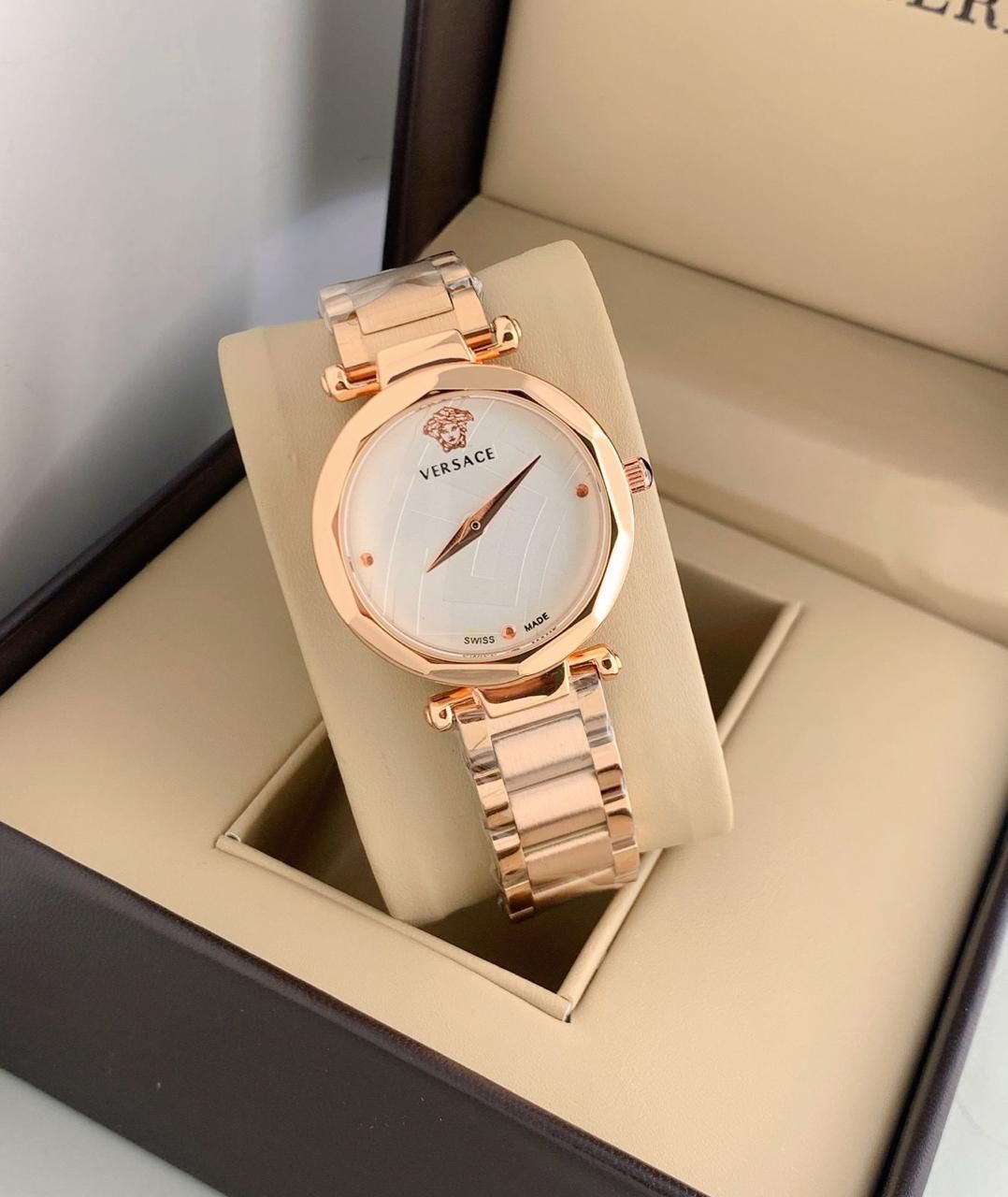 Versace Ladies watch (RoseGold white)
