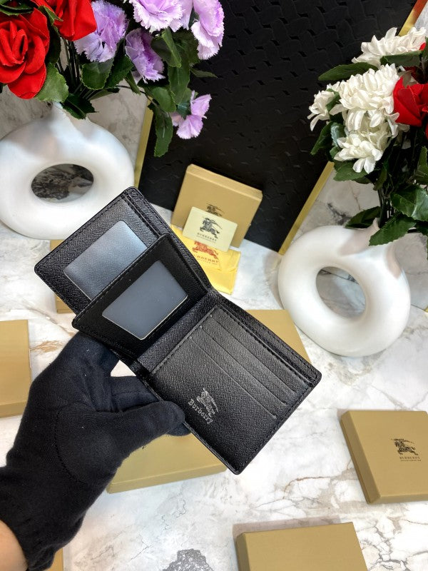 BURBERRY PREMIUM QUALITY WALLET WITH DUST COVER AND BOX