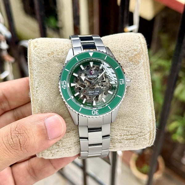 RADO CAPTAIN COOK SKELETON GREEN (AUTOMATIC)