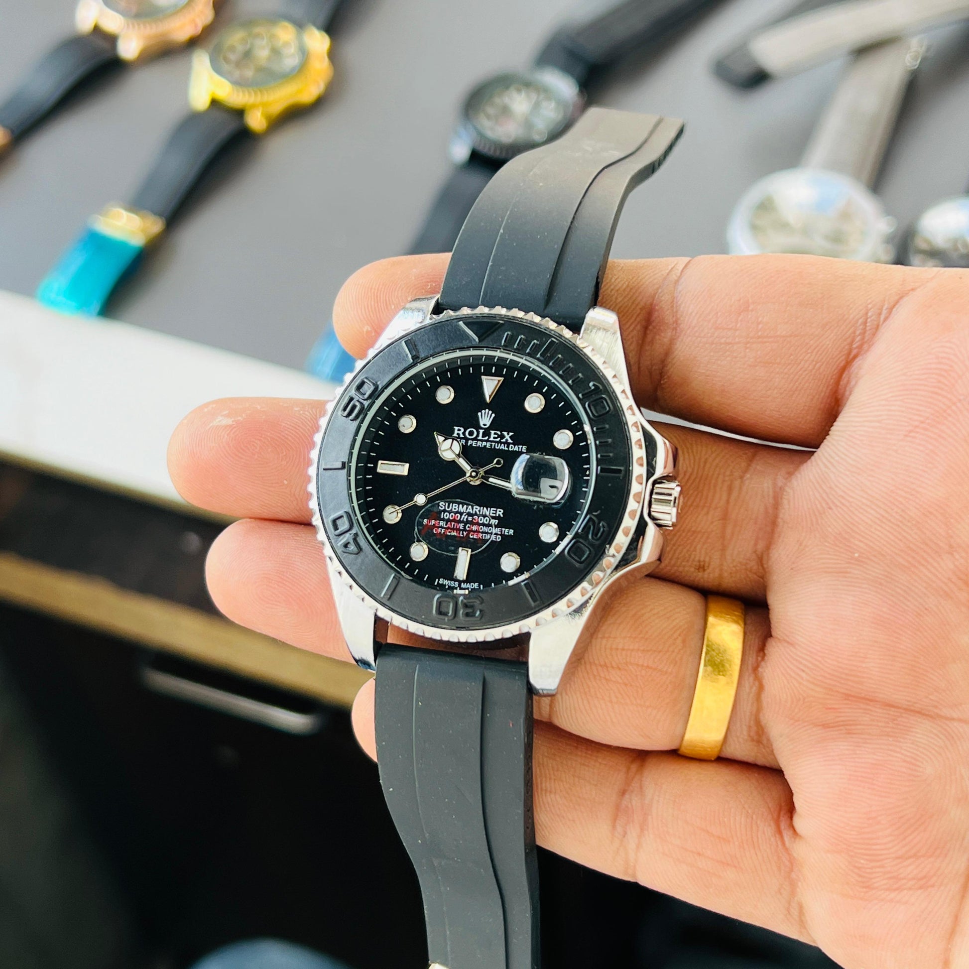 Rolex Yacht-Master (Automatic) Silver Black