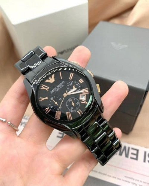 EMPORIO armani chronograph (Ceramic watch)