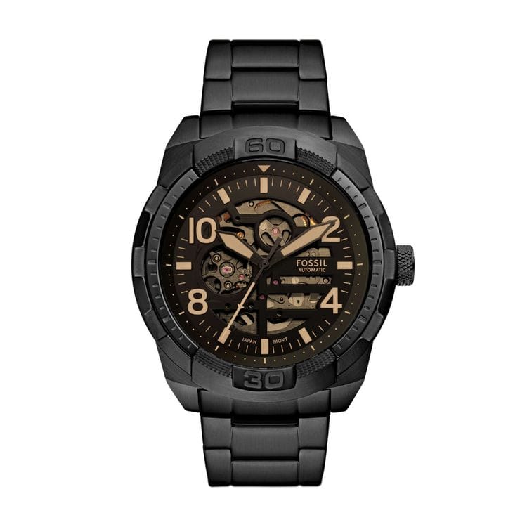 FOSSIL BRONSON Black Chain belt (AUTOMATIC)