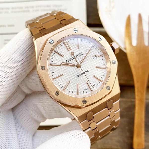 AUDEMARS PIGUET ROYAL OAK COPPER WHITE JAPAN 1ST (BATTERY MODEL)