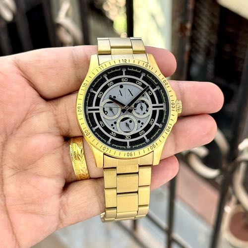Armani Exchange Gold Black