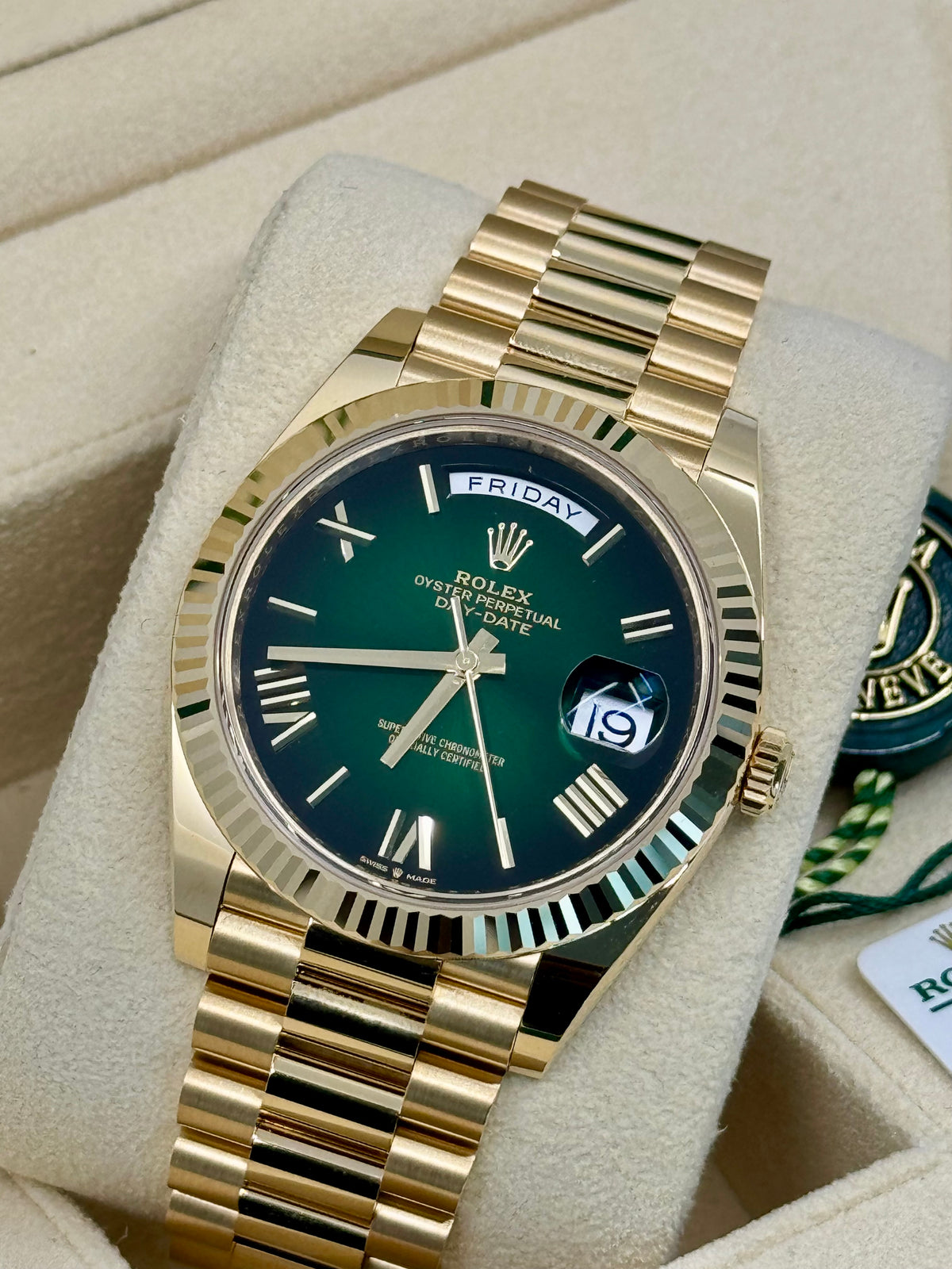 Rolex Day-Date Quartz (gold green)