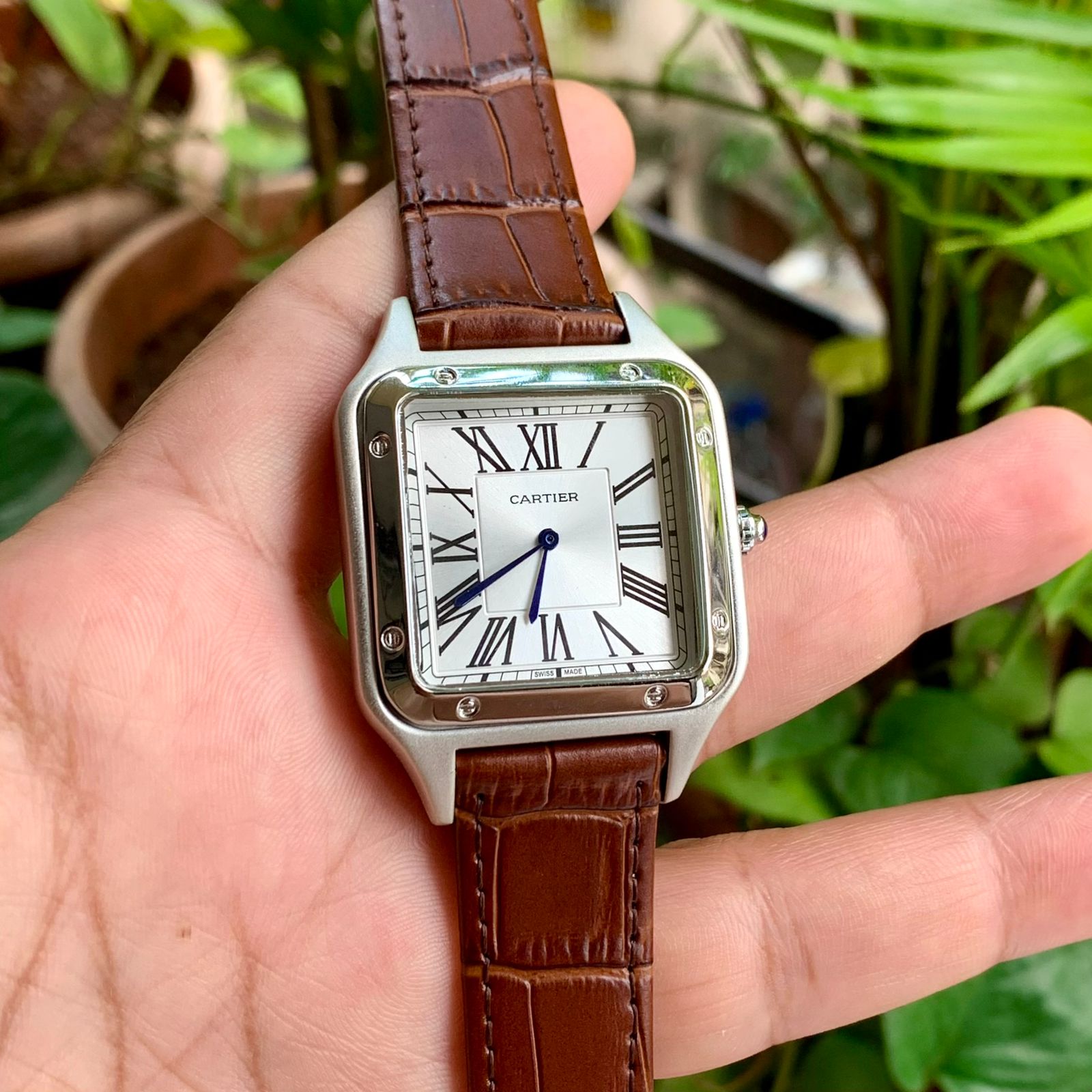 CARTIER DUMONT BROWN SILVER