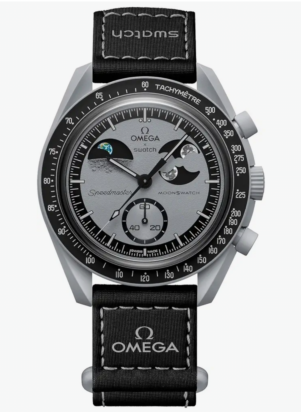 OMEGA X SWATCH MOONSWATCH sun and moon watch