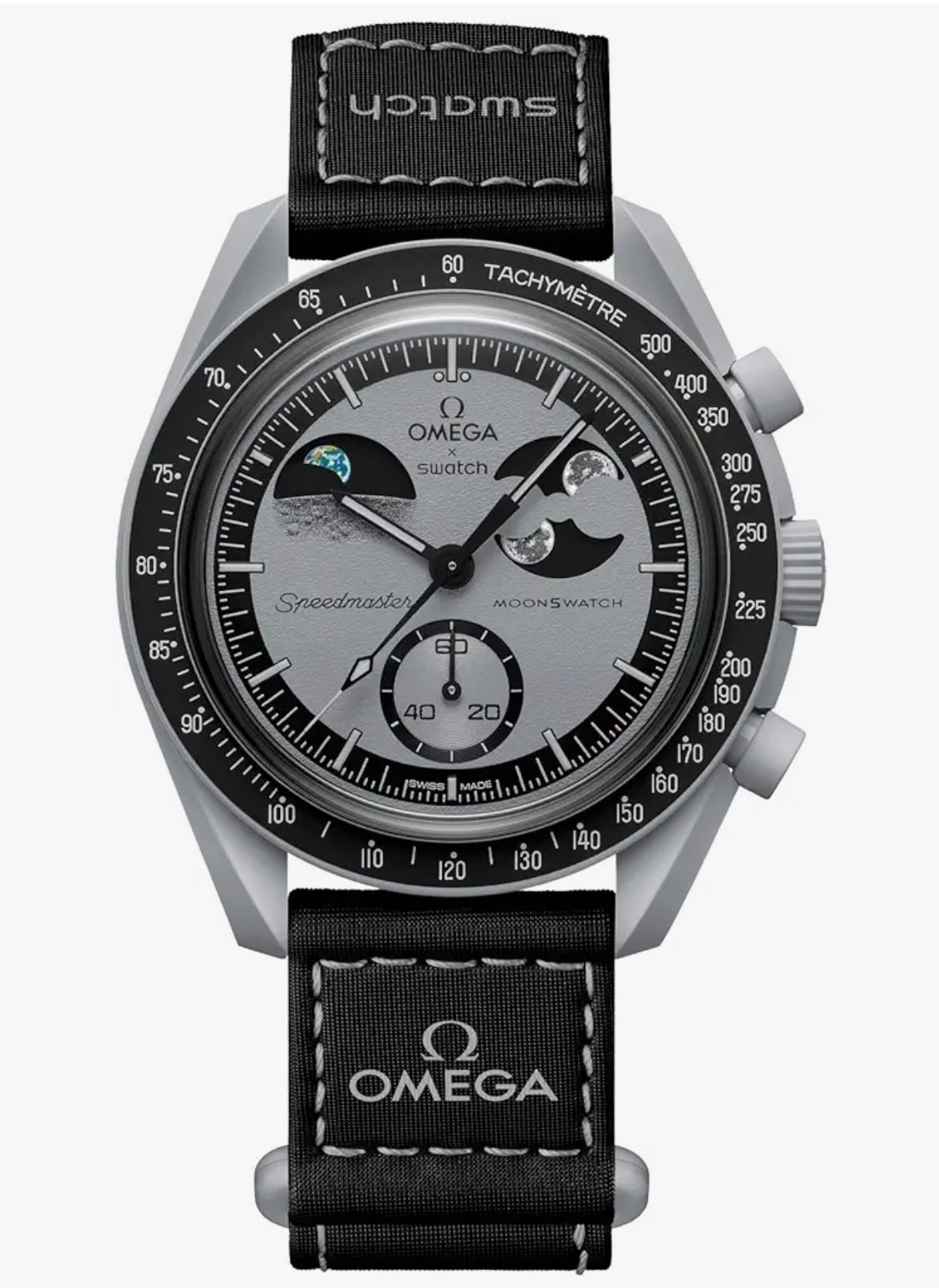 OMEGA X SWATCH MOONSWATCH sun and moon watch