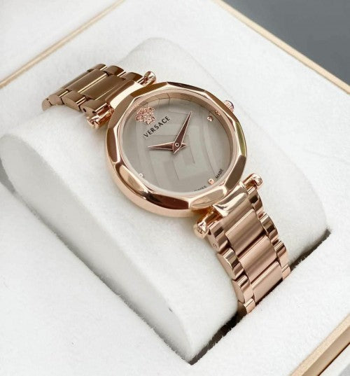 Versace Ladies watch (RoseGold grey)