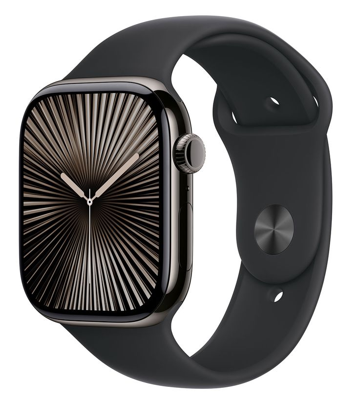Apple watch series 10 black with apple logo(master copy)
