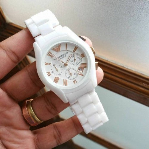 EMPORIO armani chronograph (Ceramic watch)