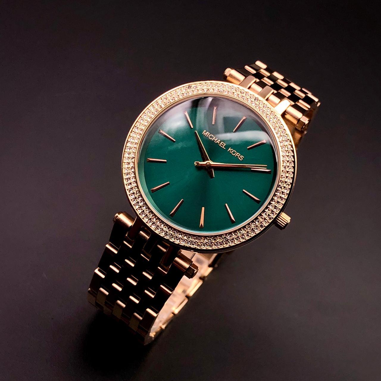 Michael Kors Darcy green watch for ladies