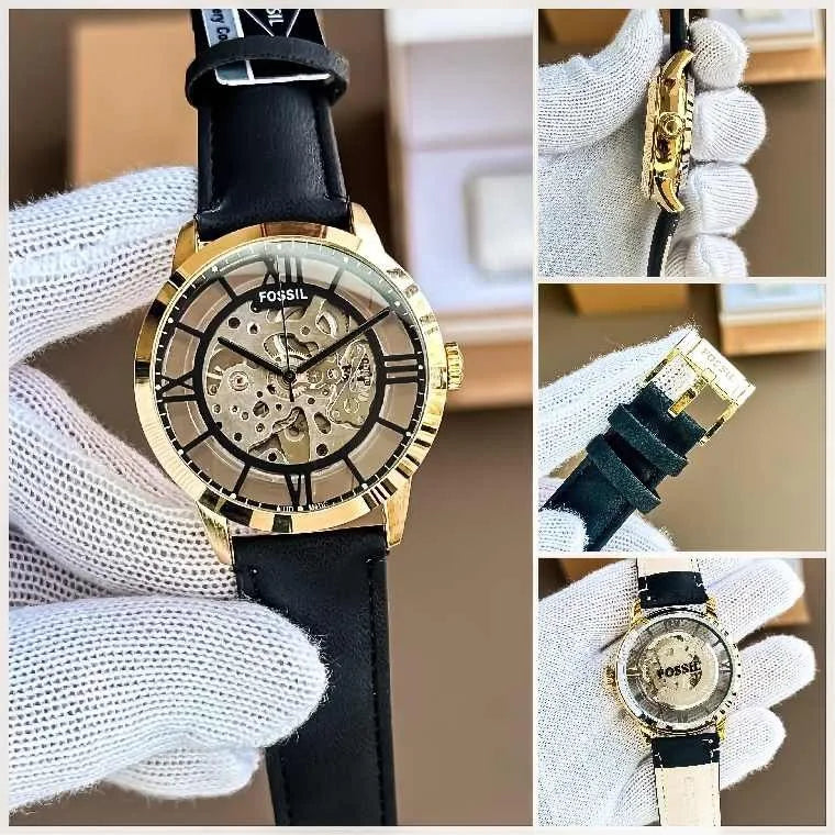 FOSSIL TOWNSMAN Skeleton GOLD BLACK
