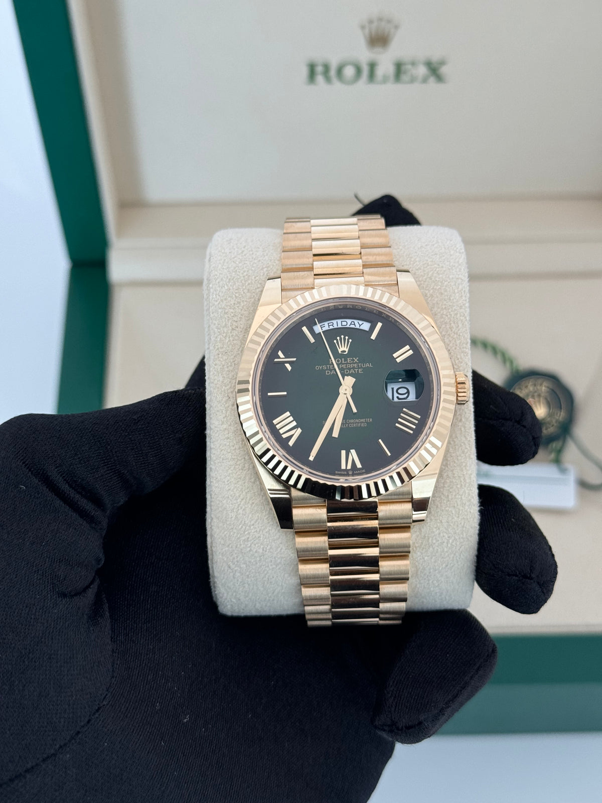 Rolex Day-Date Quartz (gold green)