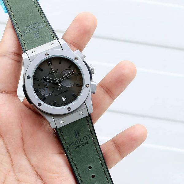 Hublot big bang Classic (green silver)