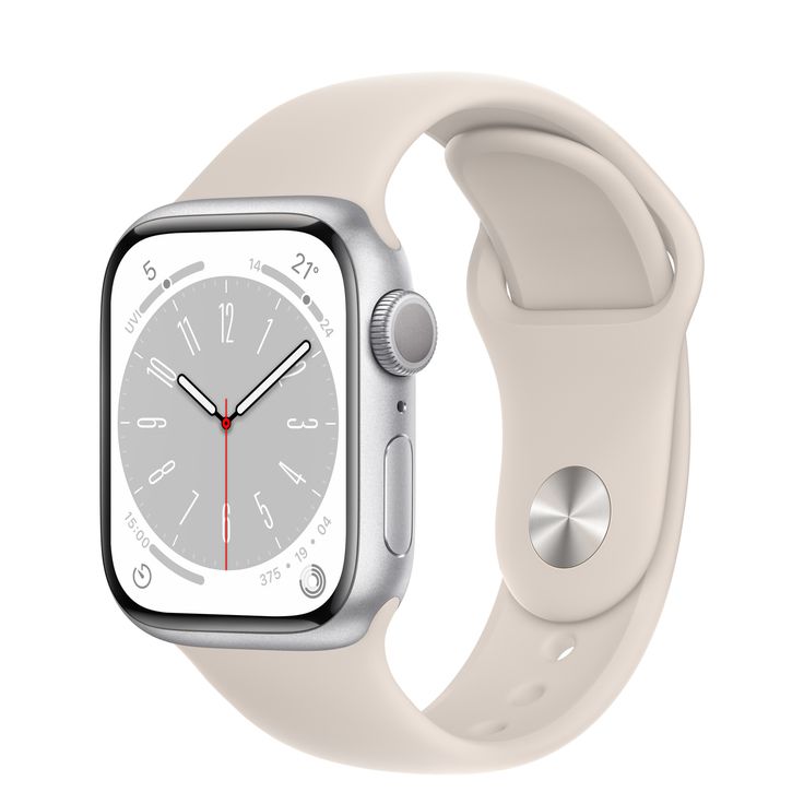Apple watch series 10 silver with apple logo(master copy)