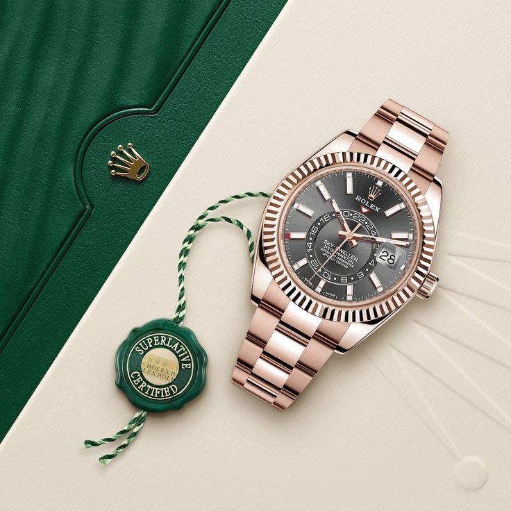 Rolex Sky-Dweller Everose Gold Black Dial oyester belt (automatic)