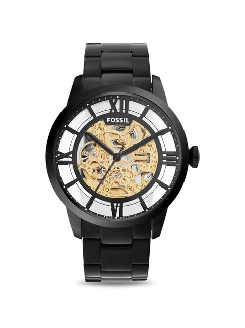 FOSSIL TOWNSMAN Automatic Skeleton Dial Watch for Men
