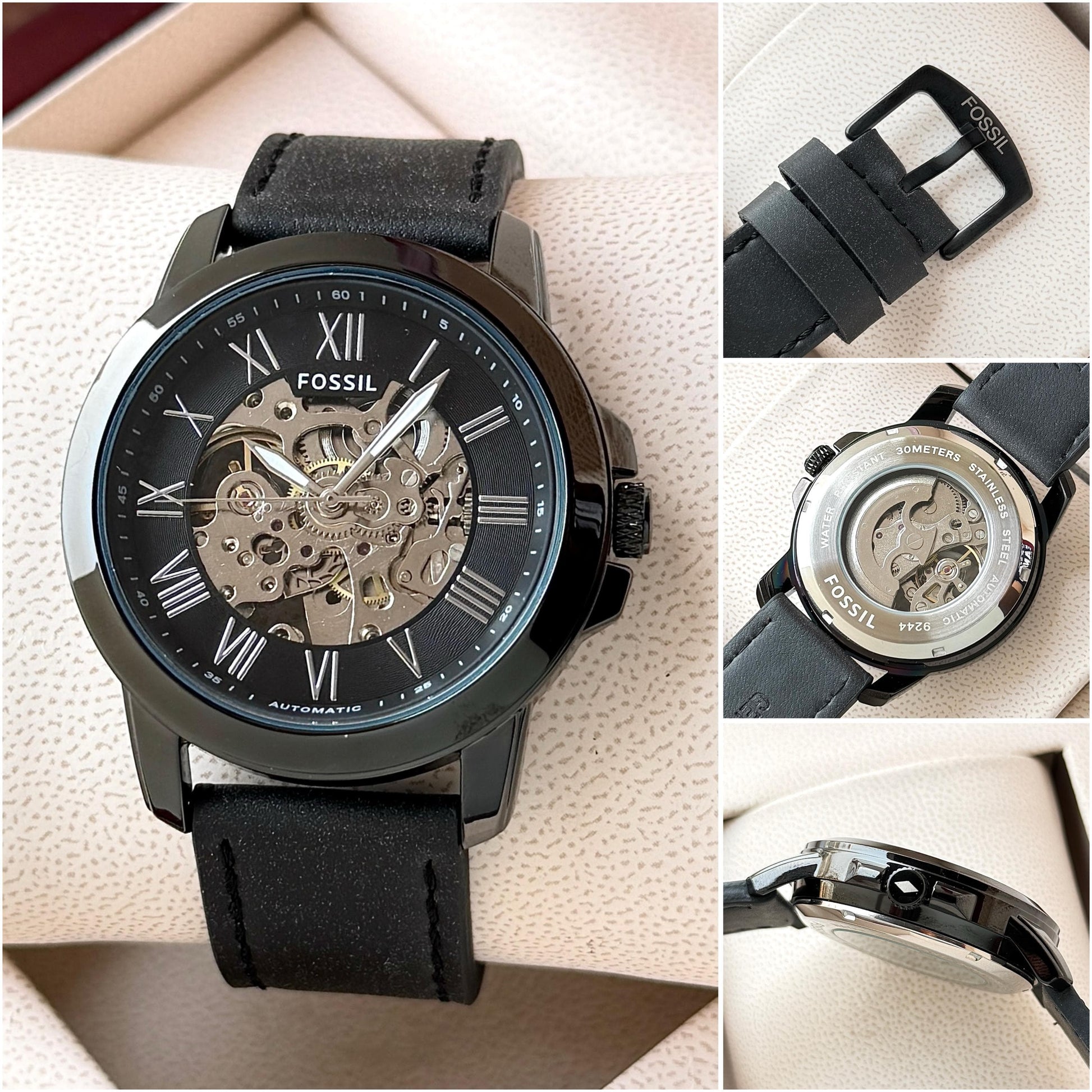 Fossil Grant (Automatic) with leather belt