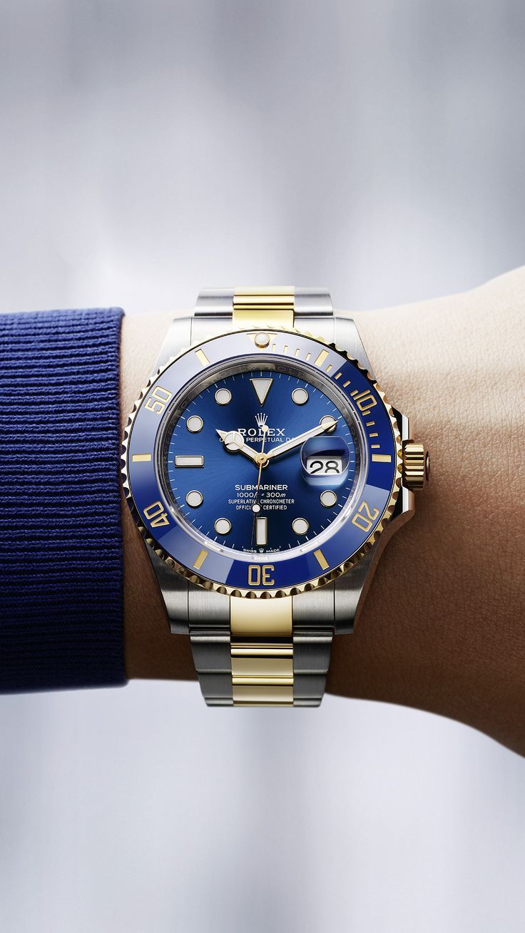 Rolex Submariner Blue Dial  Dual Tone (automatic)