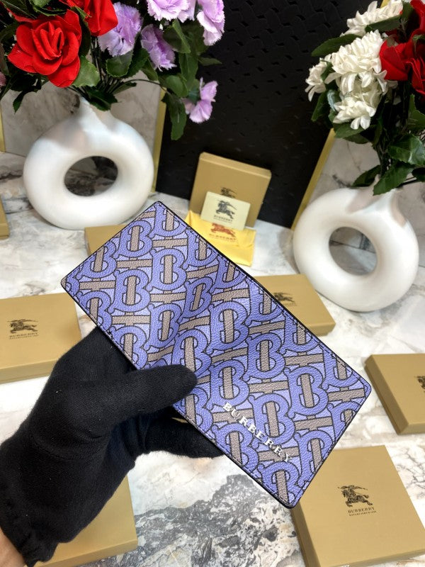 BURBERRY PREMIUM QUALITY WALLET WITH DUST COVER AND BOX