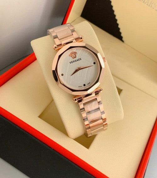 Versace Ladies watch (RoseGold white)
