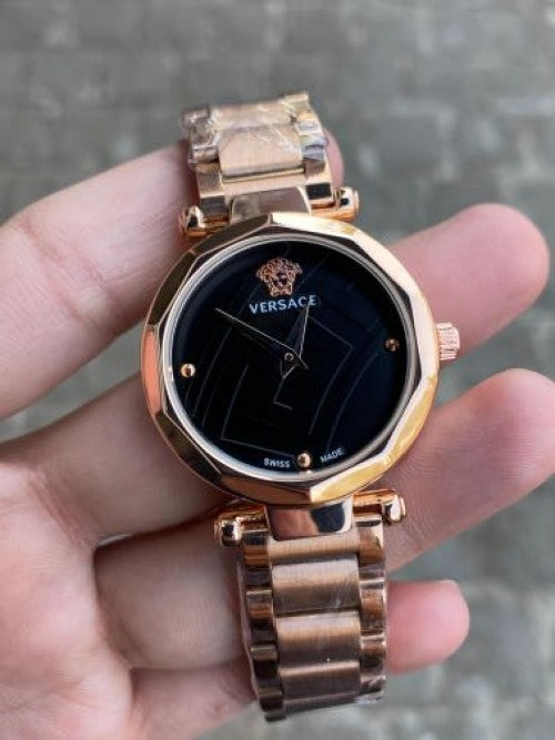Versace Ladies watch (rosegold black)