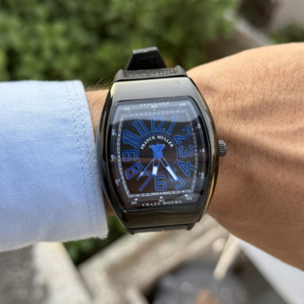 FRANCK MULLER BLACK BLUE