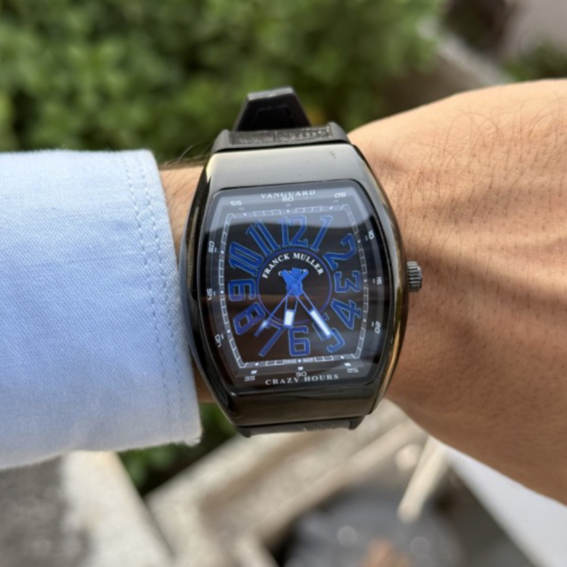 FRANCK MULLER BLACK BLUE