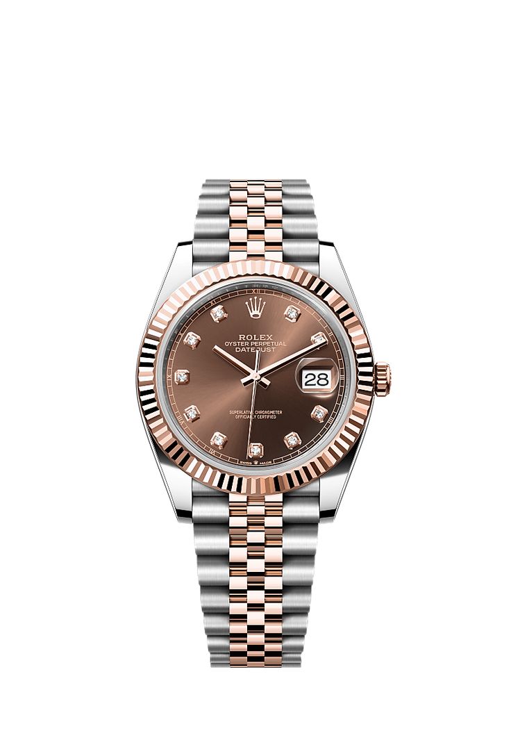 ROLEX DATEJUST (AUTOMATIC) Rosegold Gold Diamond