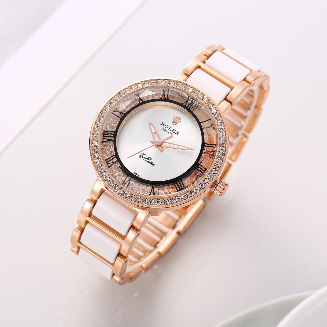 Rolex ladies watch (white RoseGold)
