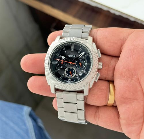 FOSSIL CHRONOGRAPH Silver Dial Men's Watch