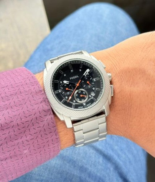 FOSSIL CHRONOGRAPH Silver Dial Men's Watch