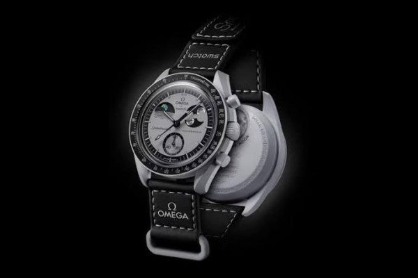 OMEGA X SWATCH MOONSWATCH sun and moon watch
