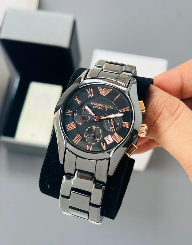 EMPORIO armani chronograph (Ceramic watch)