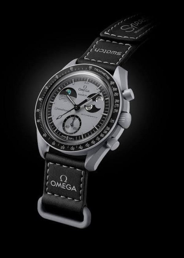 OMEGA X SWATCH MOONSWATCH sun and moon watch