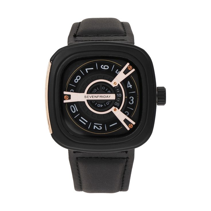 SEVENFRIDAY Men's Watch - Black Square Dial