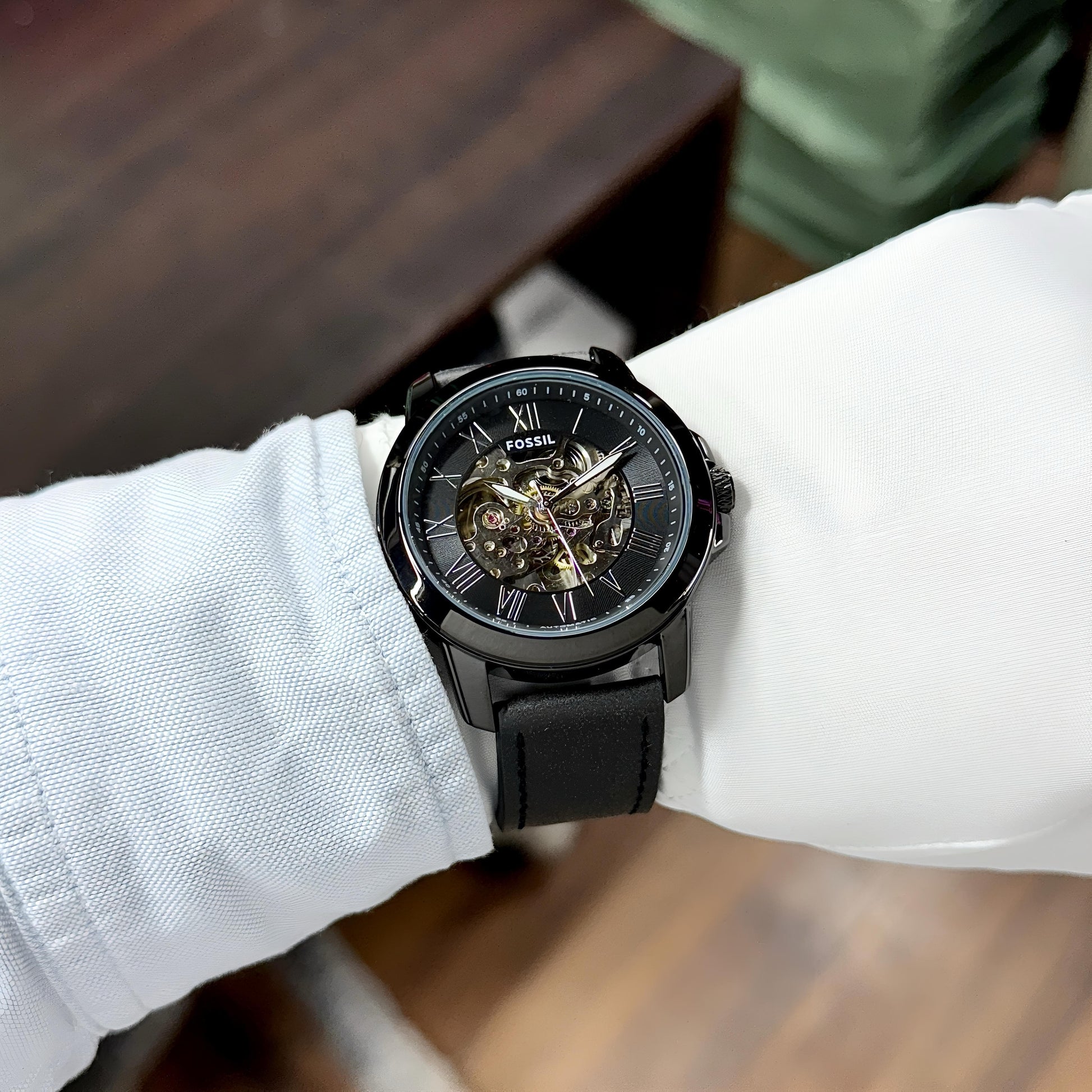 Fossil Grant (Automatic) with leather belt