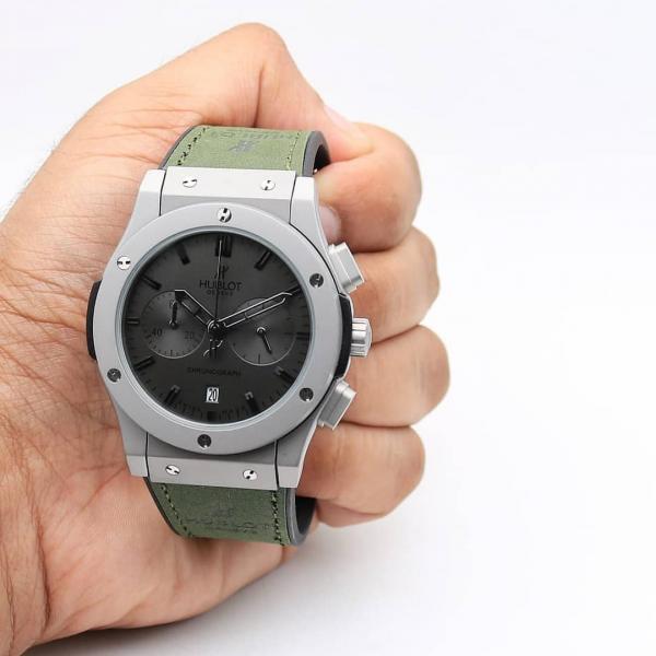 Hublot big bang Classic (green silver)