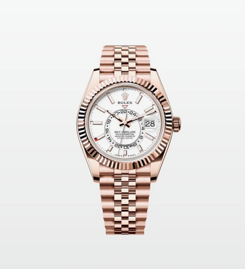 Rolex Sky-Dweller Everose Gold Black Dial oyester belt (automatic)