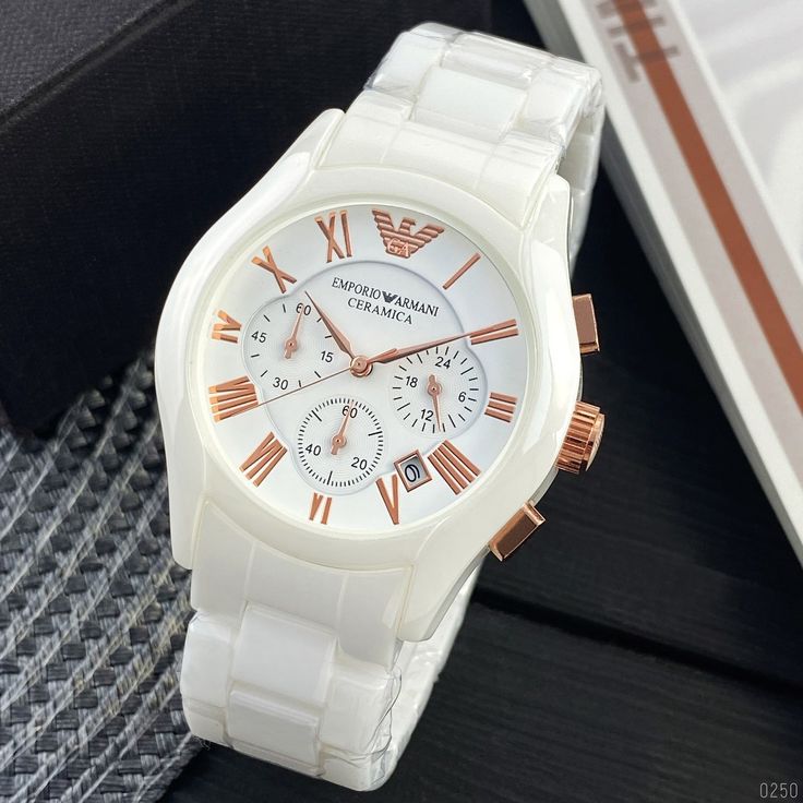 EMPORIO armani chronograph (Ceramic watch)